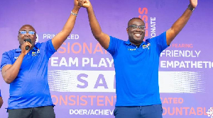 Dr Mahamudu Bawumia and Sammi Awuku