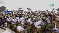 File photo: Some NYSC members