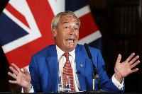 Nigel Farage denies wrongdoing after two Reform UK officials quit over a funding scandal
