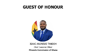 Chief Executive Officer of the Minerals Commission of Ghana, Isaac Andrews Tandoh