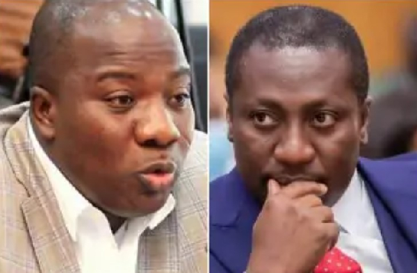 Majority Leader of Parliament, Mahama Ayariga and Minority Leader, Afenyo-Markin