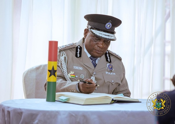 Christian Tetteh Yohuno is the Inspector General of Police