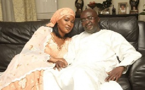 Vice President Dr Mahamadu Bawumia with his wife, Samira Bawumia