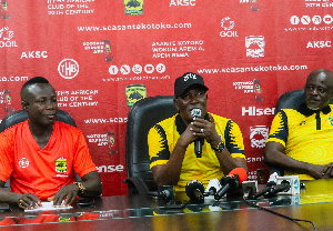 Karim Zito (M) with Sarfo Duku (L) and Prince Owusu (R)