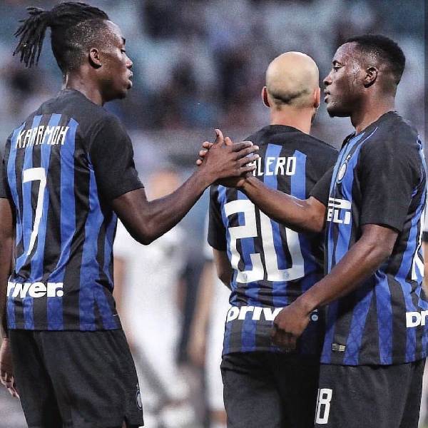 Kwadwo Asamoah was in action in Inter Milan's defeat to Parma