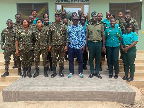 Some officers of the Ghana Immigration Service who participated in the training