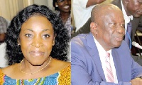 Ms Ayorkor Botchway and Albert Kan Dapaah were part of the first batch of ministers to be evaluated