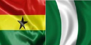 Ghana Nigeria Flags