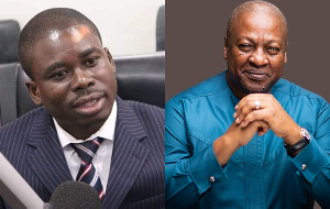 Charles Owusu [L] and President John Mahama