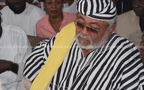 Former President Jerry John Rawlings