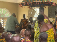 John Mahama was at the Manhyia Palace a week to the election to seek Otumfuo's blessings