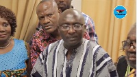 Vice President, Dr. Mahamudu Bawumia visits victims of the explosion at the hospital