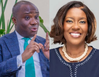 Kwakye Ofosu (L) says the GBA headed by Efua Ghartey (R) is being politically biased