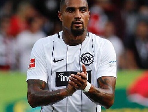 Kevin  is currently on five goals for Frankfurt in the Bundesliga.