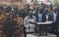President Akufo-Addo commissioned the Kumasi Mall Wednesday
