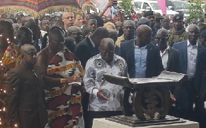 President Akufo-Addo commissioned the Kumasi Mall Wednesday