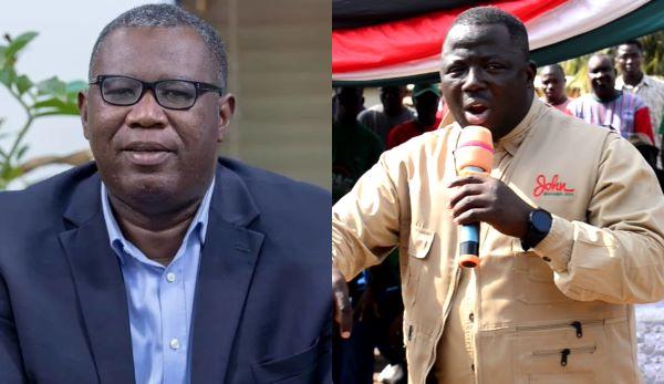 Egbert Faibille (L) and Mustapha Foyo Gbande (R)