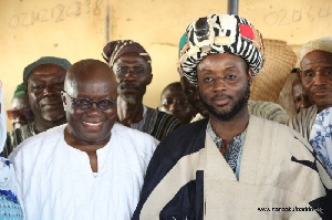 Bolinlana Mahama Abdulai with Nana Akufo-Addo