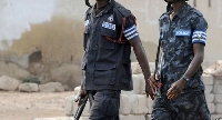 File photo: Some officers of the Ghana Police Service