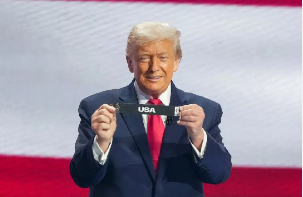 Donald Trump became the first ever recipient of FIFA’s new peace prize