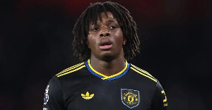 Manchester United defender Patrick Dorgu