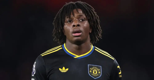 Manchester United defender Patrick Dorgu