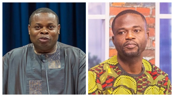 Manasseh Azure Awuni (R) and Franklin Cudjoe (L)