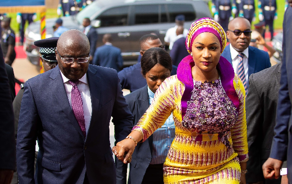Dr Bawumia and his wife, Samira