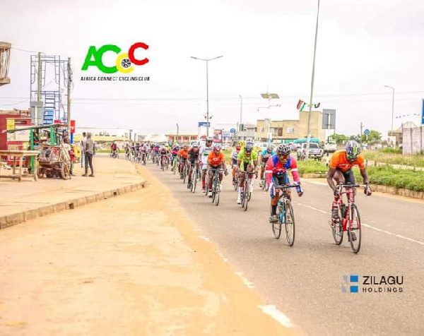 Some of the cyclist during the ACCC December End of Month challenge Ride