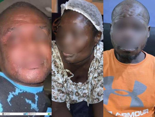 The three suspects are in police custody