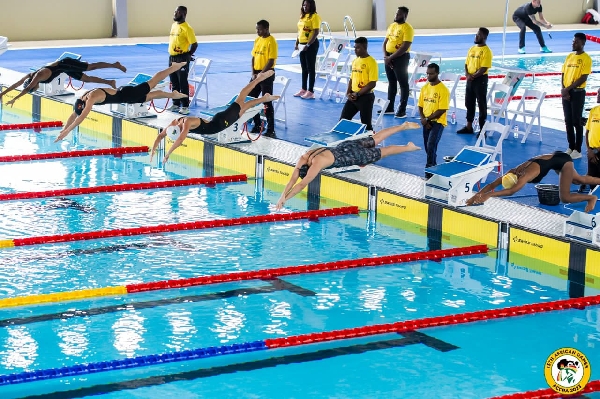 The Borteyman Sports Complex has an Olympic size swimming pool