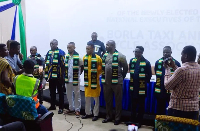 Swearing in of new elected national executives of the Borla Taxi and Tricycle Association (BTTA)