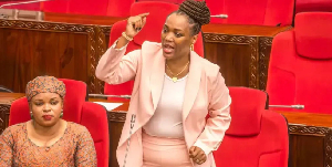 Special Seats MP Salome Makamba contributes to the debate