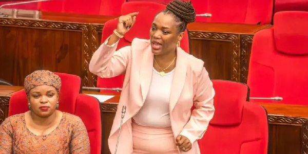 Special Seats MP Salome Makamba contributes to the debate
