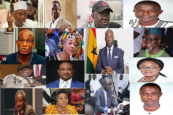 The reshuffled ministers