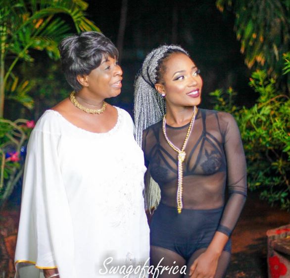 Efya and her mother