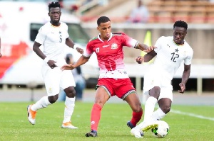 Ghana played against Kenya over the weekend