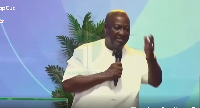 President-elect John Dramani Mahama, speaking in church