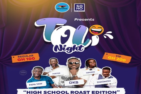 Toli Night: High School Roast Edition will be held at the SOHO bar