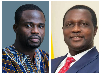 Manasseh Azure Awuni (L) and Dr Yaw Osei Adutwum (R)