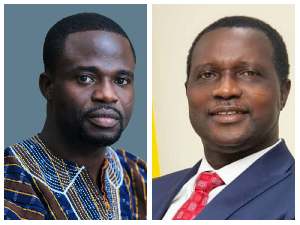 Manasseh Azure Awuni (L) and Dr Yaw Osei Adutwum (R)