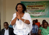 District Chief Executive (DCE) Madam Veronica Alele Heming