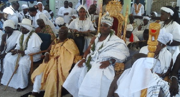 Nii Adote Otintor II has been inducted into office as the chief of Sempe.