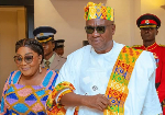 President Mahama sends 'romantic' Valentine's message to wife Lordina