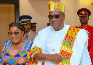 President John Dramani Mahama and his wife, Lordina Mahama