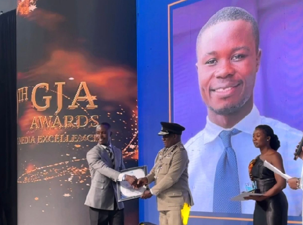 Ebenezer Madugu won top honor for Democracy and Good Governance at 29th GJA Awards