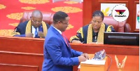 Minister for Lands and Natural Resources, John Peter Amewu