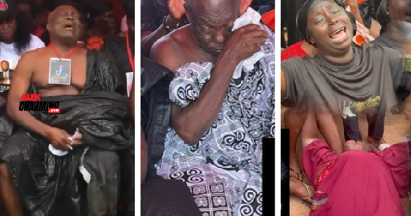 Watch teary scenes from the burial of popular TikToker Osanju