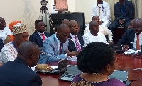 Members of the Minority at a roundtable breakfast dialogue