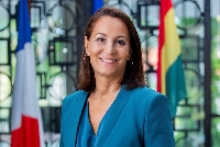 Former French Ambassador to Ghana, Anne Sophie Ave